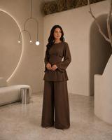 Rania Chocolate Brown Co Ord Set