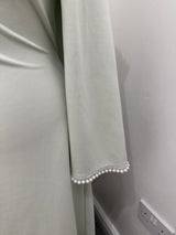 Pearl Cape Abaya Maxi Dress