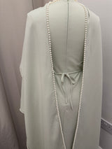 Pearl Cape Abaya Maxi Dress