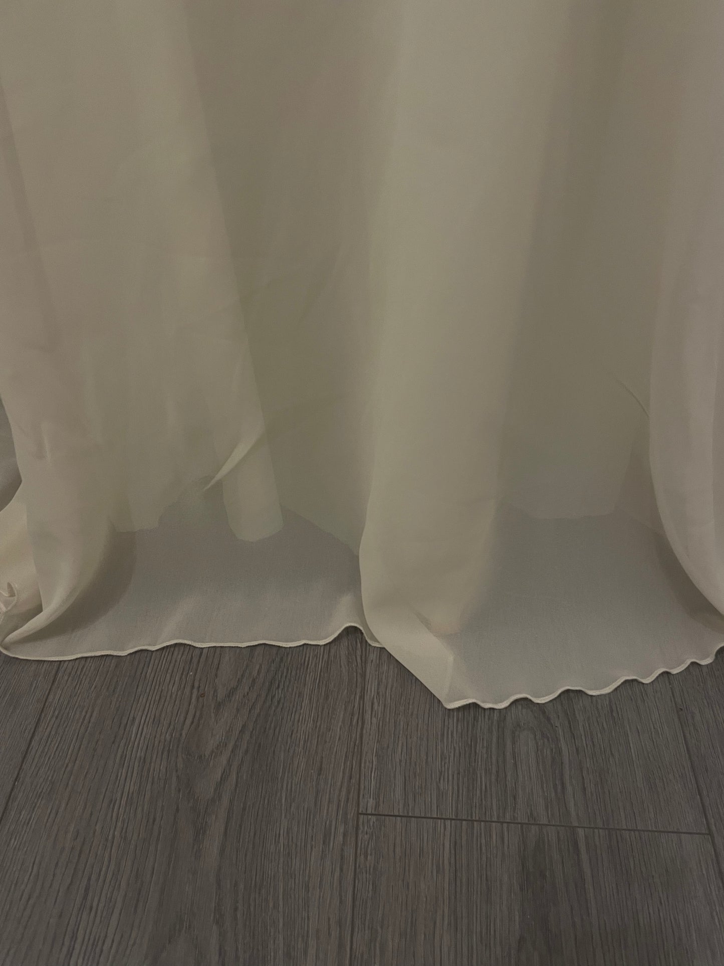 Butter Yellow Chiffon Ruffle Maxi Dress