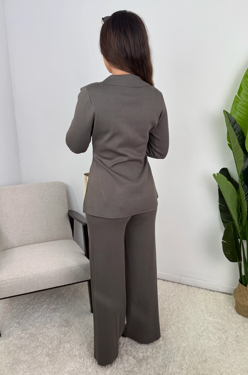 Nayla Gold Button Tailored Co Ord Set