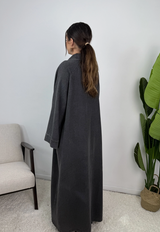 Leina Oversized Cotton Denim Abaya