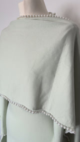 Pearl Cape Abaya Maxi Dress